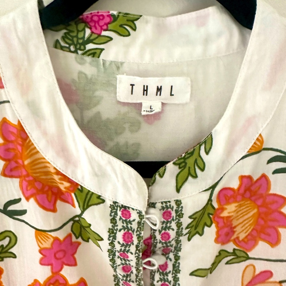 THML Floral White Dress - Picture 2 of 4